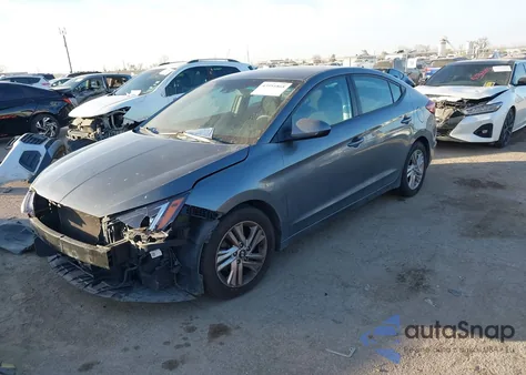 2019 Hyundai Elantra Sel from USA, damaged, VIN 5NPD84LF5KH406024